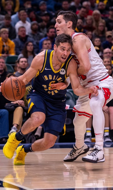 Short-handed Pacers cruise past Bulls for third straight win